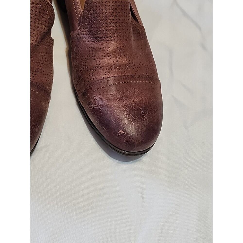 Rockport Cobb Hill Shoes Womens 9 Crosbie Slip On Loafer CI6210 Burgundy - Picture 4 of 12